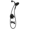 T17433-BL-I Kayra Monitor 17 Series Tub and Shower Trim, Matte Black