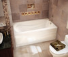 102202-000-001-002 Tenderness 60-in x 36-in Acrylic Alcove Right-Hand Drain Bathtub, White