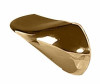 One Piece Trip Lever in Polished Brass