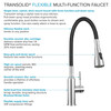 LSA2-252212-BS 25-in x 22-in x 12-in Stainless Steel Dual-Mount Laundry/Utility Sink Kit with Faucet and Accessories