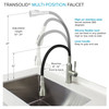 LSA3-252212-BS 25-in x 22-in x 12-in Stainless Steel Dual-Mount Laundry/Utility Sink Kit with Faucet and Accessories