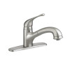 Soft Pull-Out 2.2 GPM Kitchen Faucet with Swivel Spout in Stainless Steel