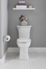 12" Rough-In Right Height Elongated 2-Piece Toilet Combo without Seat, in White