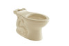 Right Height Elongated Toilet Bowl Only, in Bone