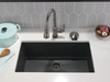 9190T-KS-DST Broderick Single Handle Pull Down Kitchen Faucet with Touch2O Technology, Black Stainless