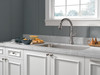 9197-AR-PR-DST Cassidy Single Handle Pull Down Kitchen Faucet, Lumicoat Arctic Stainless