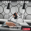9179T-BL-DST Coranto Single Handle Pull Down Kitchen Faucet with Touch2O Technology, Matte Black