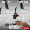 9178TV-BL-DST Leland VoiceIQ Single Handle Pull Down Faucet with Touch2O Technology, Matte Black