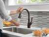 9178TV-RB-DST Leland VoiceIQ Single Handle Pull Down Faucet with Touch2O Technology, Venetian Bronze