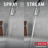 9191-PR-DST Monrovia Single Handle Pull Down Kitchen Faucet, Lumicoat Chrome