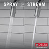 9191T-AR-PR-DST Monrovia Single Handle Pull Down Kitchen Faucet with Touch2O Technology, Lumicoat Arctic Stainless