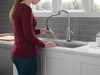 9176T-AR-PR-DST Stryke Single Handle Pull Down Kitchen Faucet with Touch 2O Technology, Lumicoat Arctic Stainless