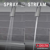 9176T-AR-PR-DST Stryke Single Handle Pull Down Kitchen Faucet with Touch 2O Technology, Lumicoat Arctic Stainless