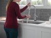 9176TV-AR-PR-DST Stryke 1L Touch2O Pull Down Kitchen with Voice, Lumicoat Arctic Stainless