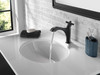 557-BLLPU-DST Dorval Single Handle Bathroom Faucet, Matte Black