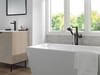 671-BL-DST Galeon Single Handle Mid-Height Bathroom Faucet, Matte Black