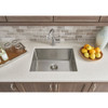 Pekoe 1-Handle Pull Down Bar Sink Faucet in Stainless Steel