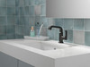 589SH-BL-DST Tetra Single Handle Bathroom Faucet, Matte Black