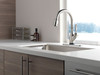 9178TV-SP-DST Leland VoiceIQ Single Handle Pull Down Faucet with Touch2O Technology, Spotshield Stainless