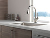 9178TV-SP-DST Leland VoiceIQ Single Handle Pull Down Faucet with Touch2O Technology, Spotshield Stainless