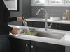 9110-AR-DST Westville Single Handle Pull Down Kitchen Faucet, Arctic Stainless