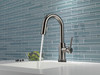 9959T-KS-DST Trinsic Single Handle Pull Down Bar or Prep Faucet with Touch, Black Stainless