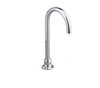 1.5 GPM Gooseneck Faucet with Laminar Flow Spout Base in Polished Chrome