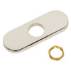 4" Deck Plate for Serin Sensor-Operated Faucets in Brushed Nickel
