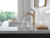 535-CZMPU-DST SAYLOR Single Handle Bathroom Faucet, Champagne Bronze