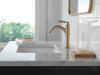 535-CZMPU-DST SAYLOR Single Handle Bathroom Faucet, Champagne Bronze