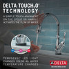 9178TV-DST Leland VoiceIQ Single Handle Pull Down Faucet with Touch2O Technology, Chrome