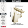 543-PN-PR-MPU-DST Trillian Single Handle Bathroom Faucet, Lumicoat Polished Nickel