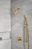 50570-CZ-PR Universal Showering Components Square Wall Elbow for Hand Shower, Lumicoat Champagne Bronze