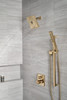 50570-CZ-PR Universal Showering Components Square Wall Elbow for Hand Shower, Lumicoat Champagne Bronze