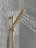 51140-CZ-PR Universal Showering Components H2Okinetic Hand Shower 1.75 GPM w/Slide Bar 4S, Lumicoat Champagne Bronze