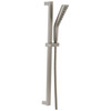 51799-SS-PR Universal Showering Components H2Okinetic 3-Setting Slide Bar Hand Shower, Lumicoat Stainless