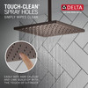 52159-RB Universal Showering Components Single-Setting Metal Raincan Shower Head, Venetian Bronze