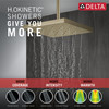 52161-CZ-PR Universal Showering Components H2Okinetic Single-Setting Shower Head with Ultrasoak, Lumicoat Champagne Bronze