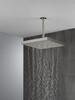 52161-SS-PR Universal Showering Components H2Okinetic Single Setting Shower Head with UltraSoak, Lumicoat Stainless
