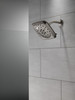 52460-KS-PR Universal Showering Components H2Okinetic 4-Setting Shower Head with UltraSoak, Lumicoat Black Stainless