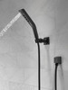 55799-BL Universal Showering Components H2Okinetic 3-Setting Wall Mount Hand Shower, Matte Black