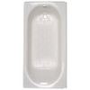 60-in. x 34-in. Integral Apron Bathtub with Right Hand Drain and Tub Cover in White