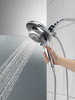 58569-PR25-PK Universal Showering Components In2ition 5-Setting Two-In-One Shower, Lumicoat Chrome