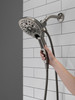 58620-KS-PR25-PK Universal Showering Components H2Okinetic In2ition 5-Setting Two-In-One Shower, Lumicoat Black Stainless