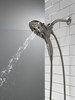 58620-KS-PR25-PK Universal Showering Components H2Okinetic In2ition 5-Setting Two-In-One Shower, Lumicoat Black Stainless