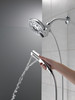 58620-PR25-PK Universal Showering Components H2Okinetic In2ition 5-Setting Two-In-One Shower, Lumicoat Chrome