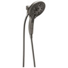 58620-KS-PR-PK Universal Showering Components H2Okinetic In2ition 5-Setting Two-In-One Shower, Lumicoat Black Stainless