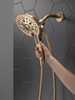 58620-CZ-PR-PK Universal Showering Components H2Okinetic In2ition 5-Setting Two-In-One Shower, Lumicoat Champagne Bronze