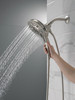 58620-SS-PR-PK Universal Showering Components H2Okinetic In2ition 5-Setting Two-In-One Shower, Lumicoat Stainless