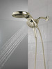 58680-PN-PR25 Universal Showering Components HydroRain H2Okinetic 5-Setting Two-In-One Shower Head, Lumicoat Polished Nickel